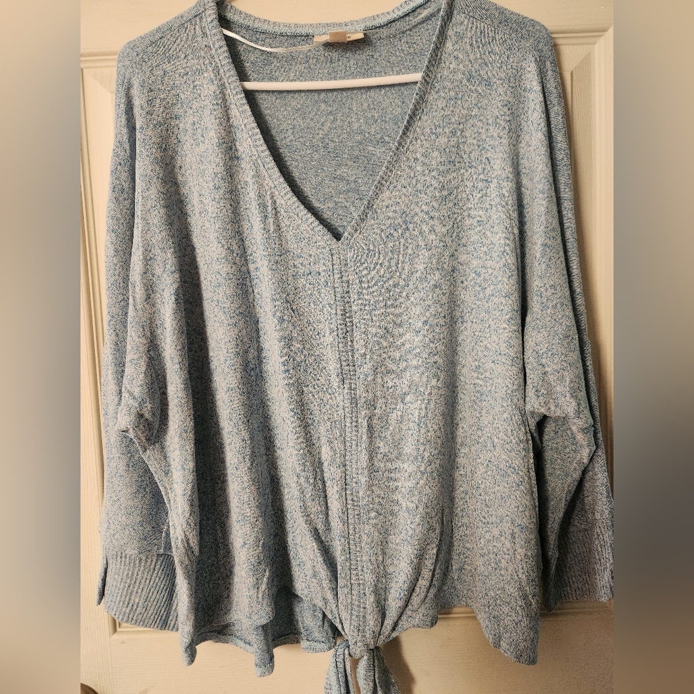 Style & Co. Light Blue Knit Sweater